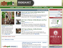 Tablet Screenshot of coffeegeek.com